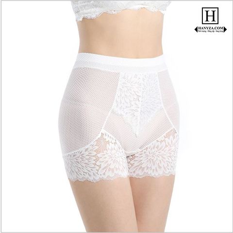 Quần bảo hộ ren lưới eo cao 8335