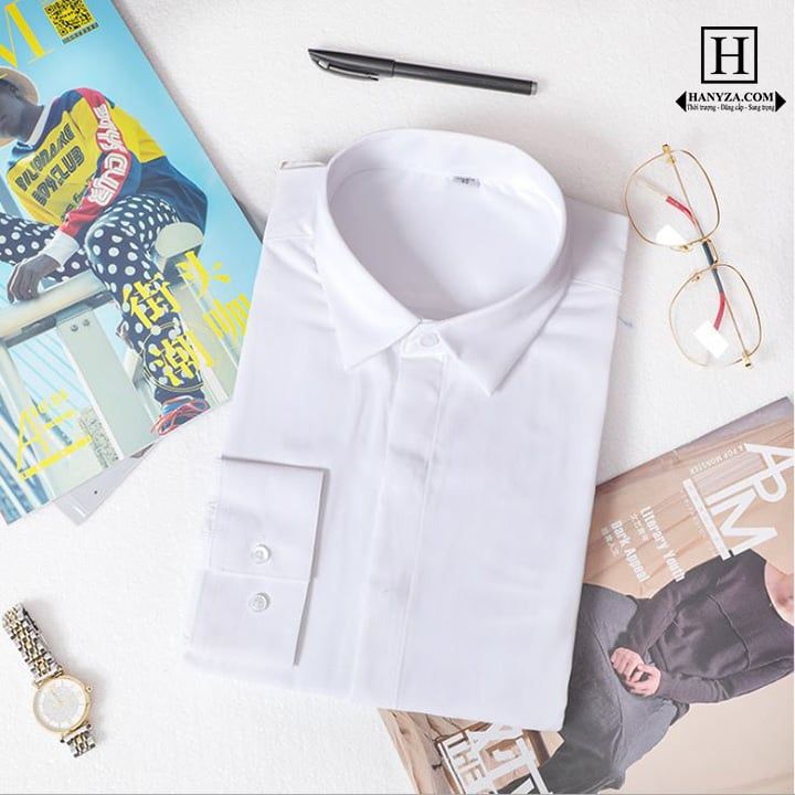 Áo sơ mi cộc tay nam đen cao cấp AXH051  Shop áo xuân hè