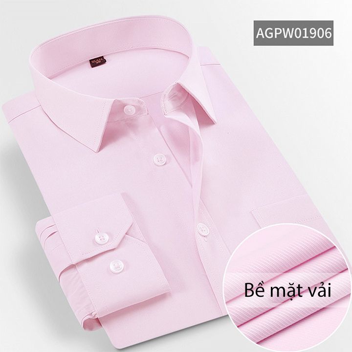 Áo sơ mi nam dài tay cao cấp chống nhăn AOG-01901
