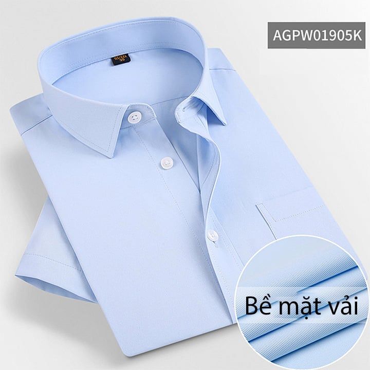 Áo sơ mi nam dài tay cao cấp chống nhăn AOG-01901