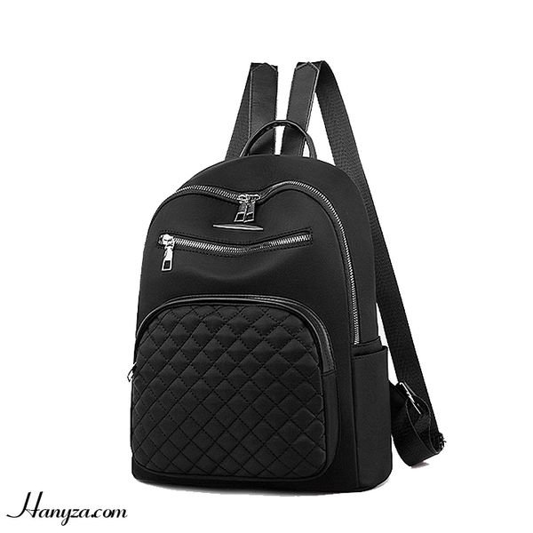 Balo nữ Zhenli phối da PU vân quả vải