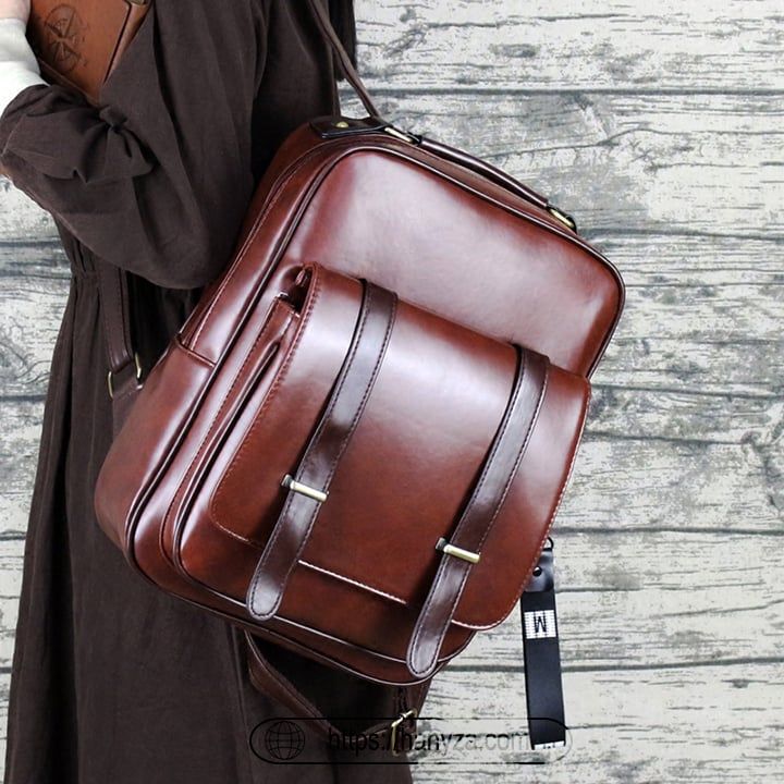 Balo nữ Retro kiểu dáng sinh viên cỡ lớn