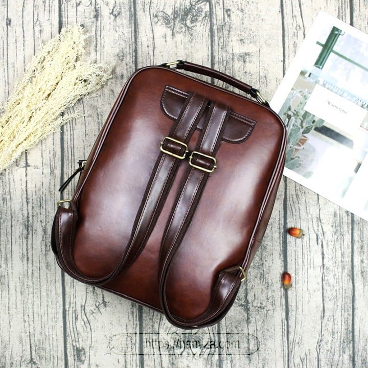 Balo nữ Retro kiểu dáng sinh viên cỡ lớn