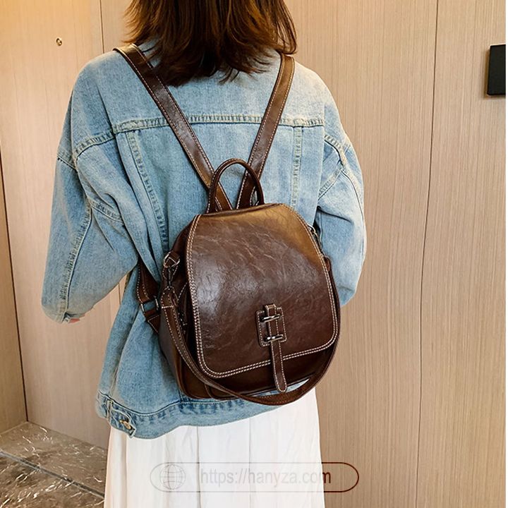 Balo nữ Zhenli da mềm đa năng phong cách retro