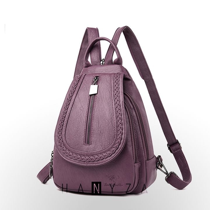 Balo nữ da bò phong cách Âu Mỹ HXK-1261