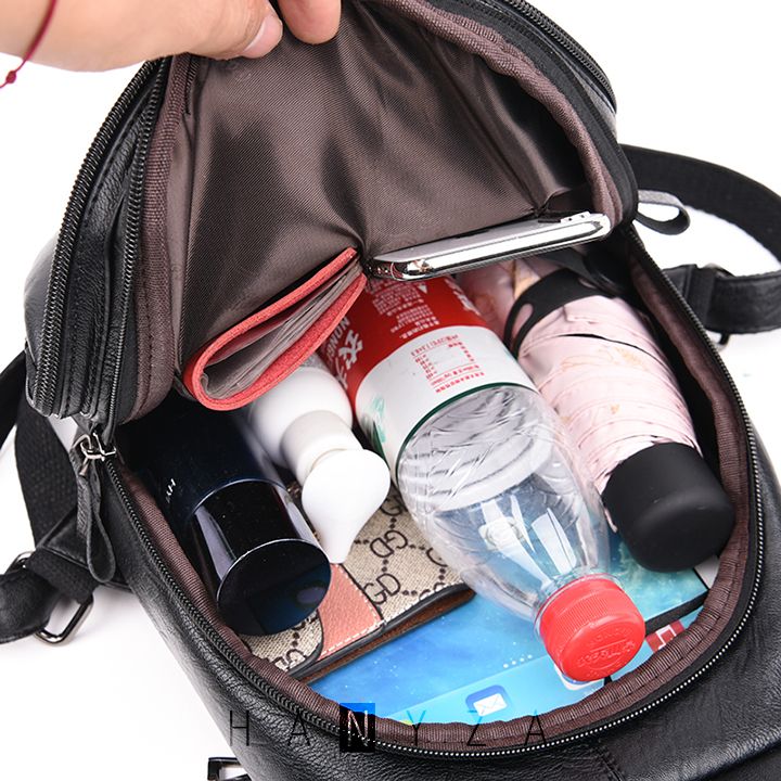 Balo nữ da bò thời trang phong cách Âu Mỹ HXK-1262