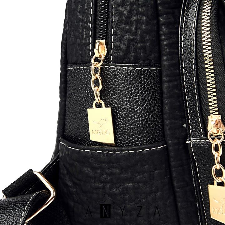 Balo nữ da bò vân sần phong các thời trang HXK-1218