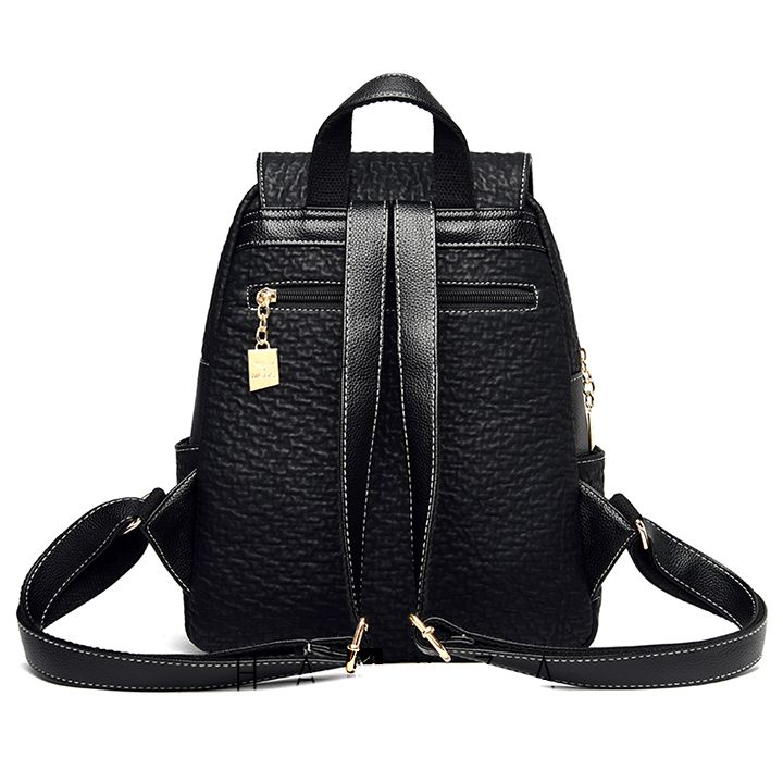 Balo nữ da bò vân sần phong các thời trang HXK-1218