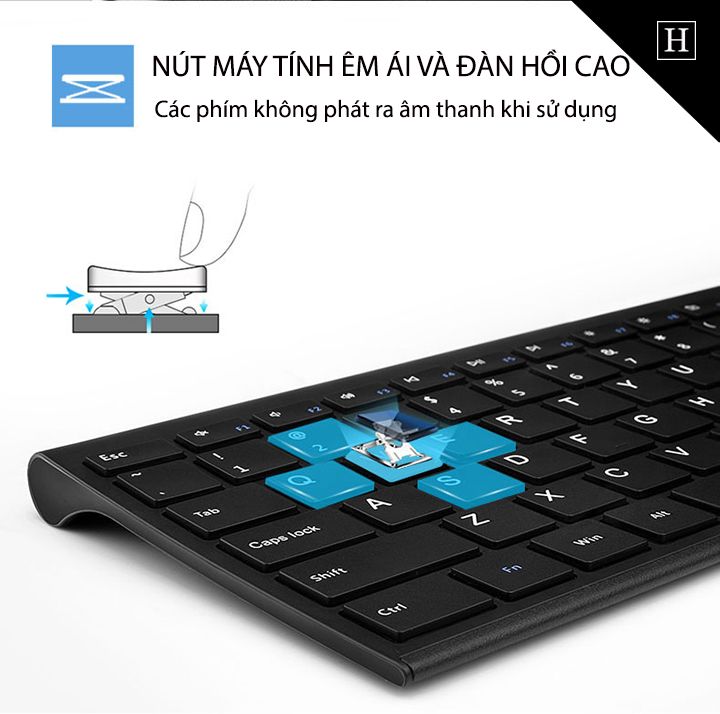 Bộ bàn phím và chuột không dây HW193