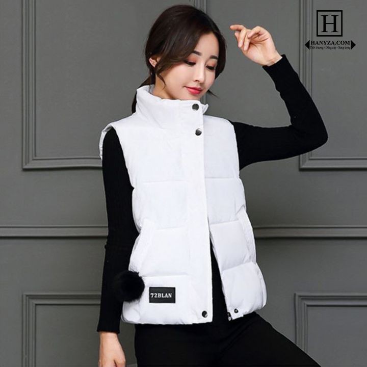 Áo khoác nữ dáng ngắn kiểu Vest