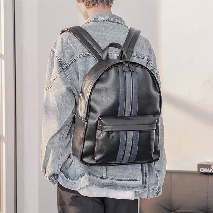 Balo nam OUMU hoạ tiết caro cá tính EWK1927