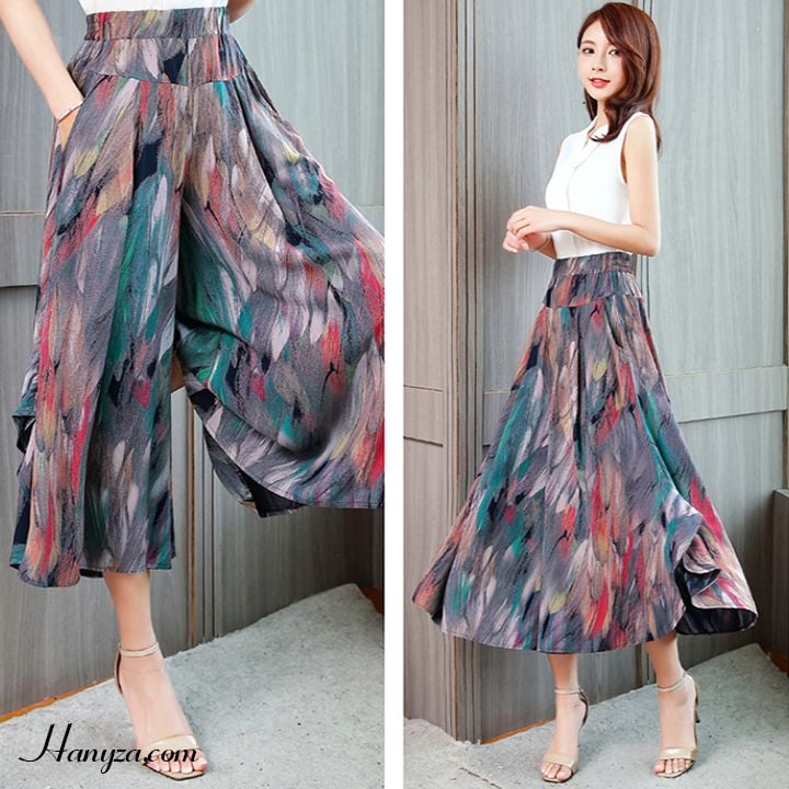 Hóa thân thành cô nàng mùa thu dịu dàng với quần ống rộng giả váy  Thời  trang  Việt Giải Trí