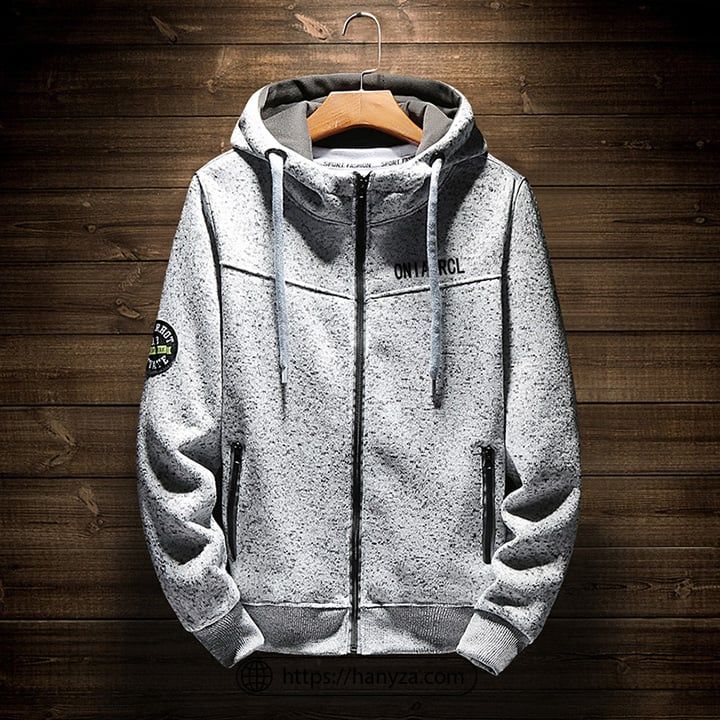 Áo khoác nam liền mũ kiểu dáng thể thao