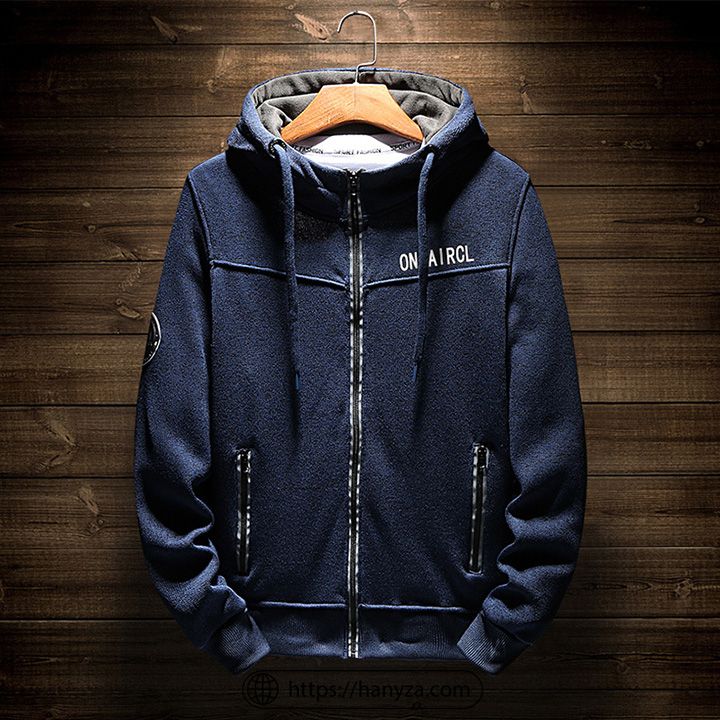 Áo khoác nam liền mũ kiểu dáng thể thao