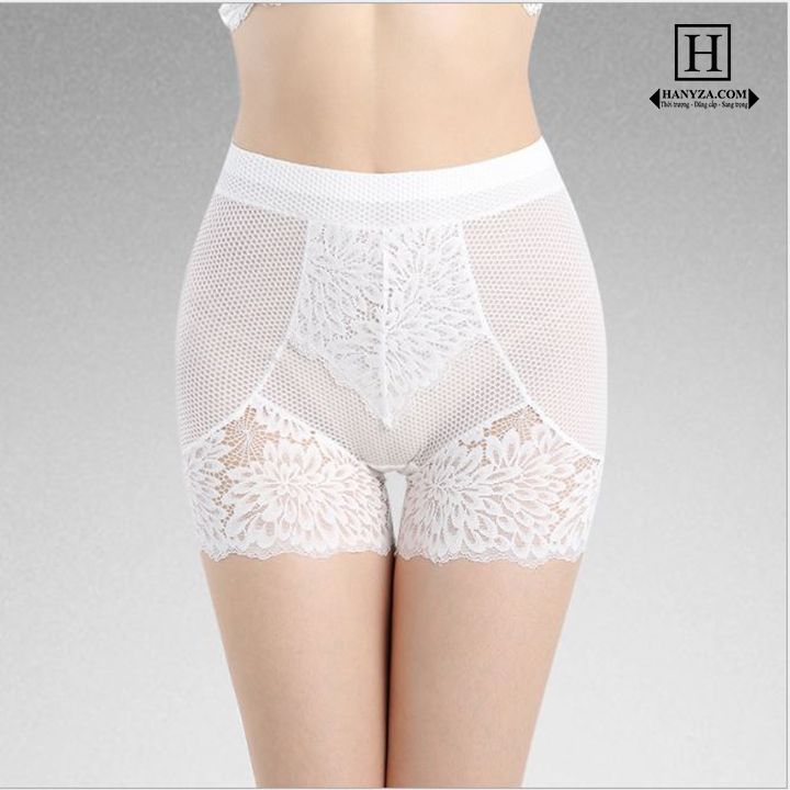 Quần bảo hộ ren lưới eo cao 8335