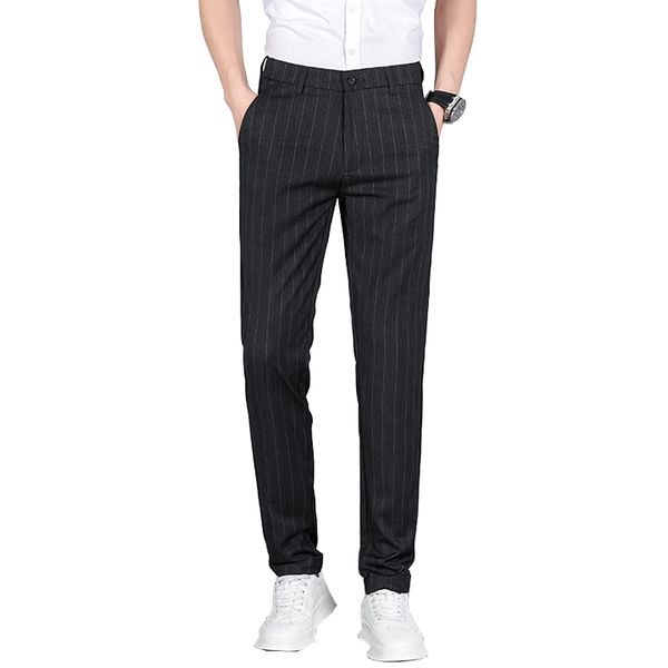 Quần âu nam ống đứng mỏng kẻ sọc HDF261