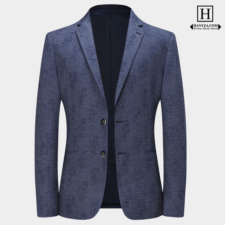 Áo blazer nam phong cách Châu Âu Jacquard