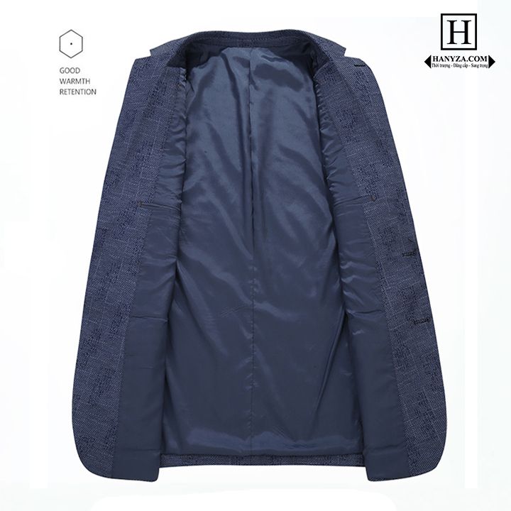 Áo blazer nam phong cách Châu Âu Jacquard