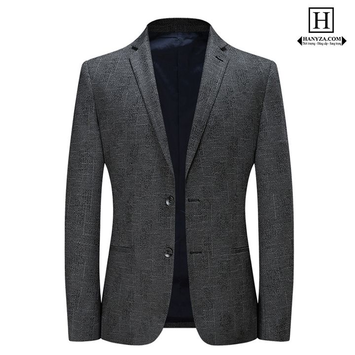 Áo blazer nam phong cách Châu Âu Jacquard