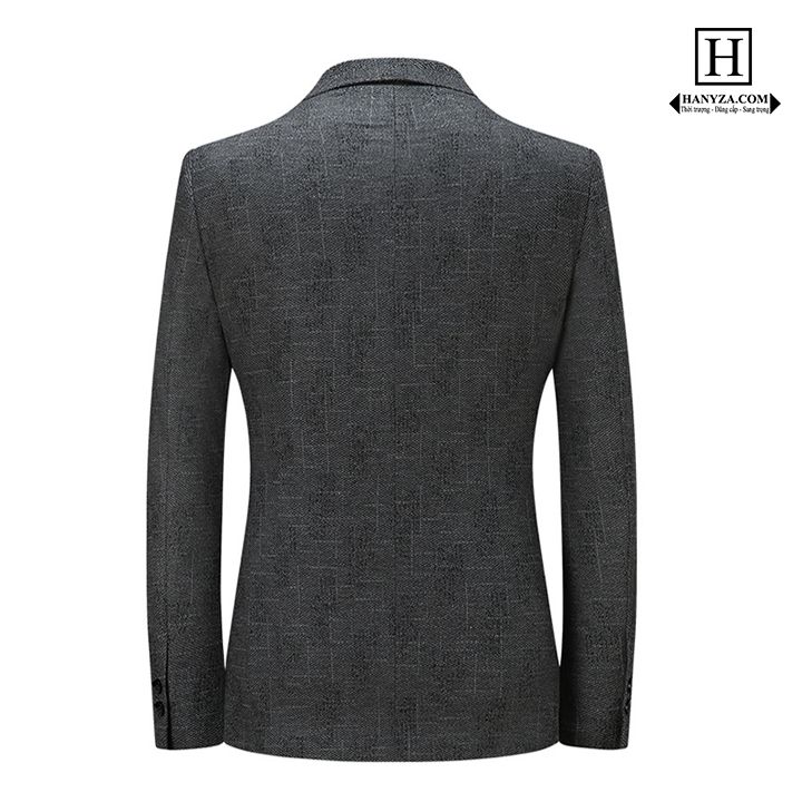 Áo blazer nam phong cách Châu Âu Jacquard