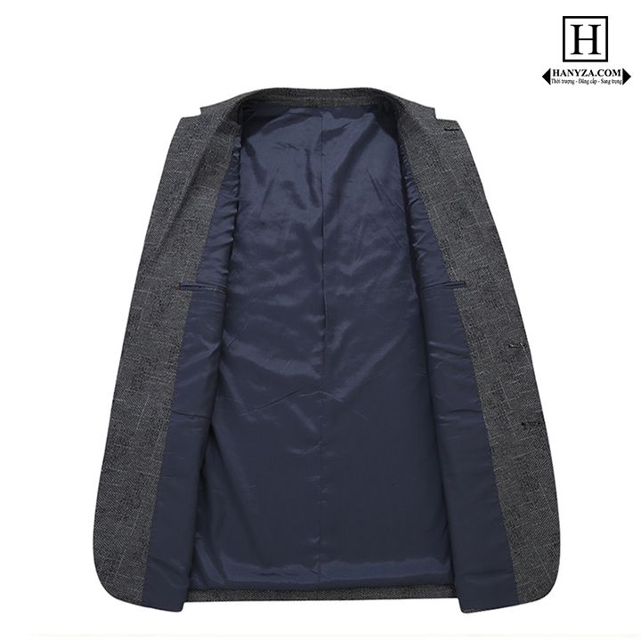Áo blazer nam phong cách Châu Âu Jacquard