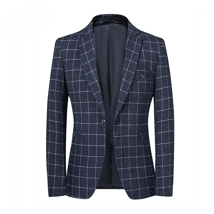 Áo blazer nam kẻ caro giản dị LB505