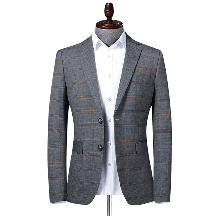 Áo blazer nam kẻ caro phong cách cổ điển