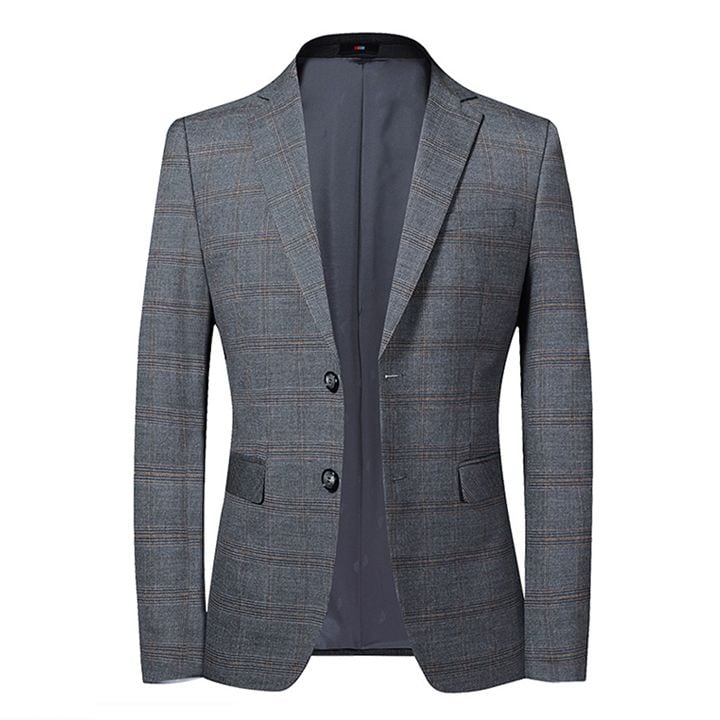 Áo blazer nam kẻ caro phong cách cổ điển