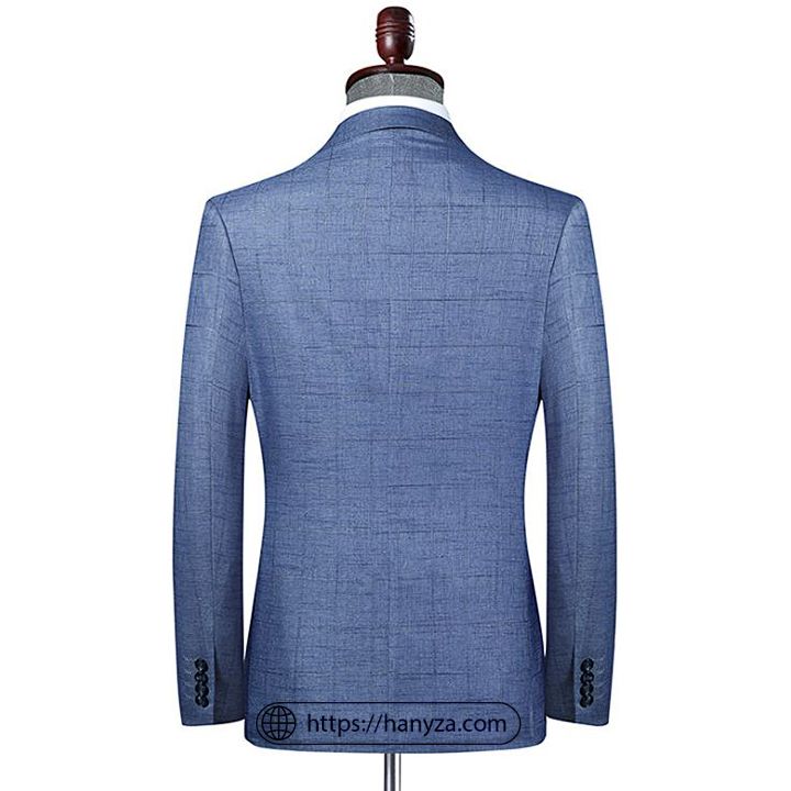 Áo blazer mỏng nam kẻ sọc phong cách giản dị