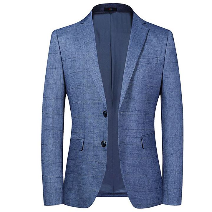 Áo blazer mỏng nam kẻ sọc phong cách giản dị