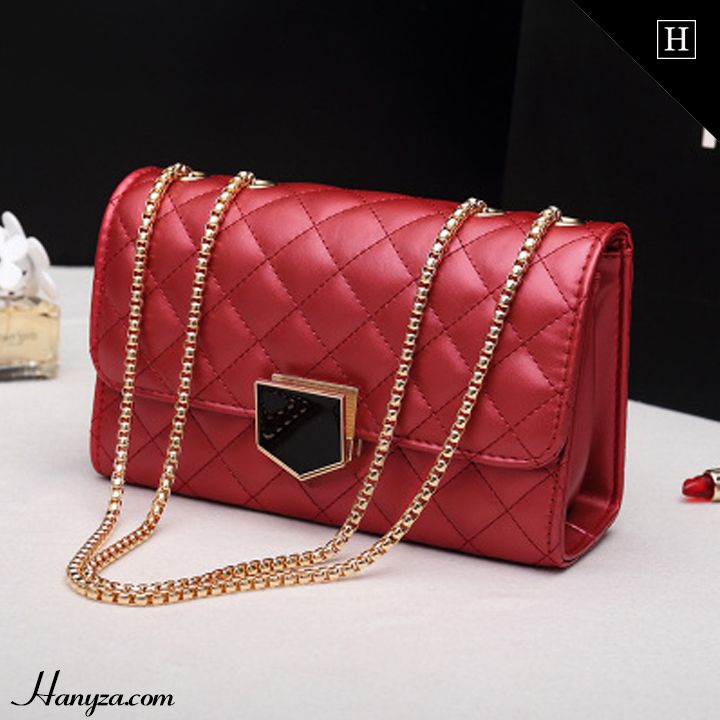 Túi Messenger phong cách đơn giản vân ô vuông