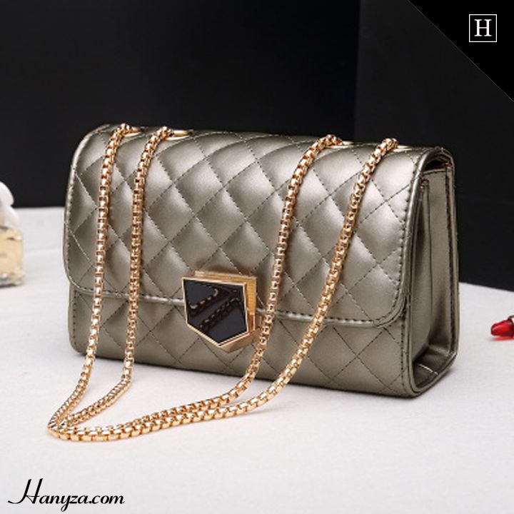 Túi Messenger phong cách đơn giản vân ô vuông