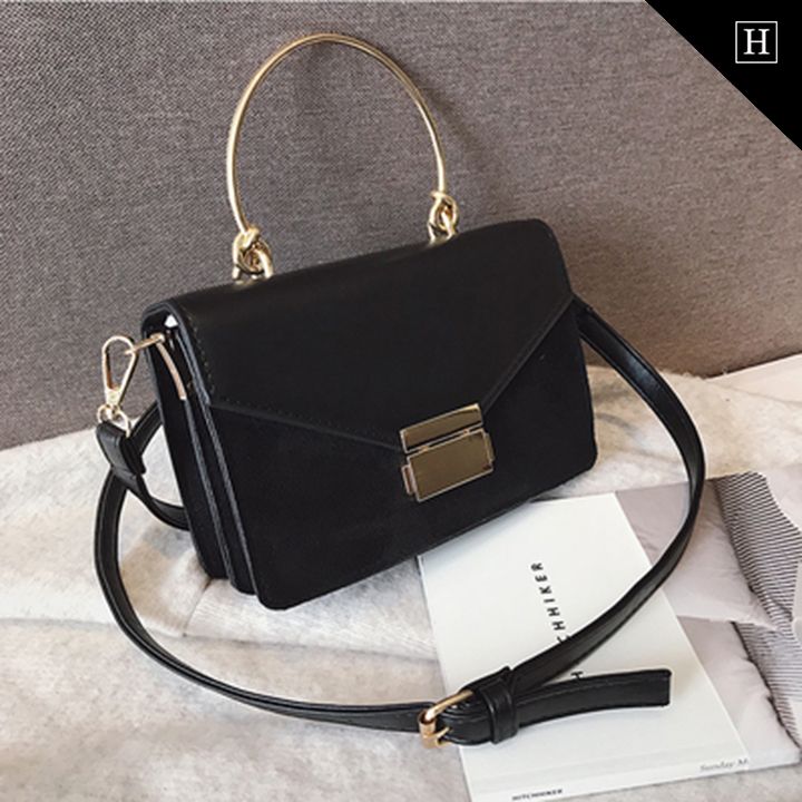 Túi Messenger nữ phối da lộn K-880