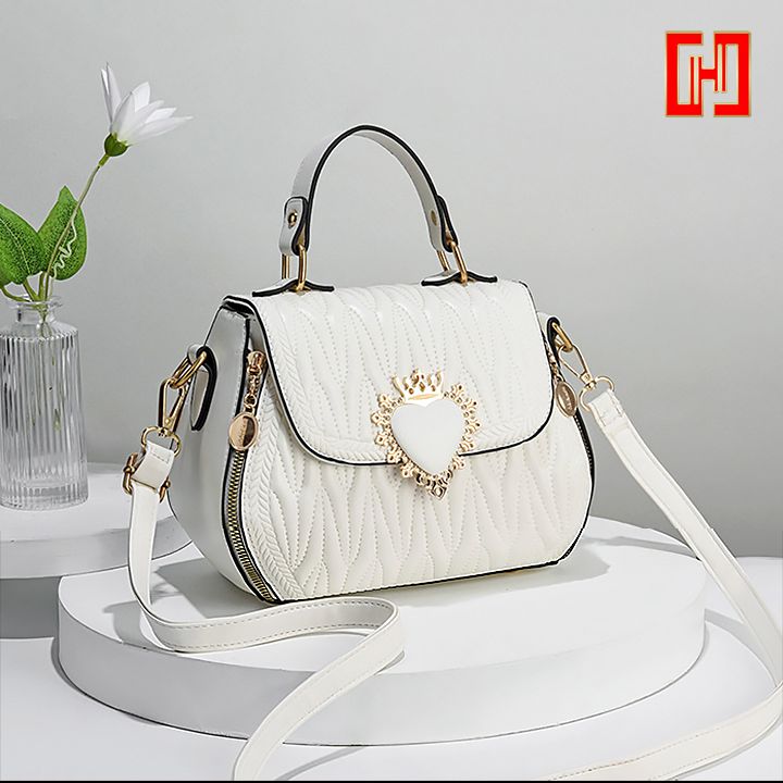 Túi nữ khoá trái tim vân nối Hanyza