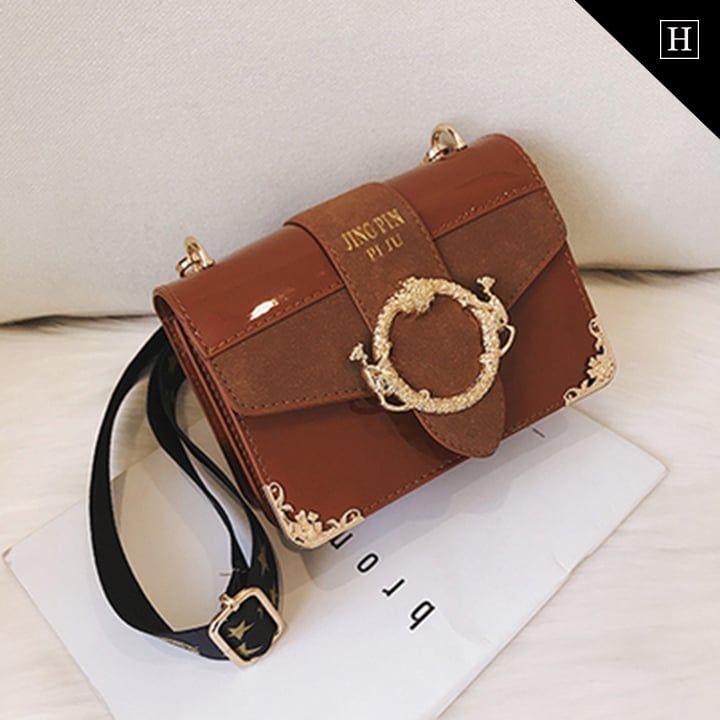 Túi Messenger nữ phối da lộn JP-1013