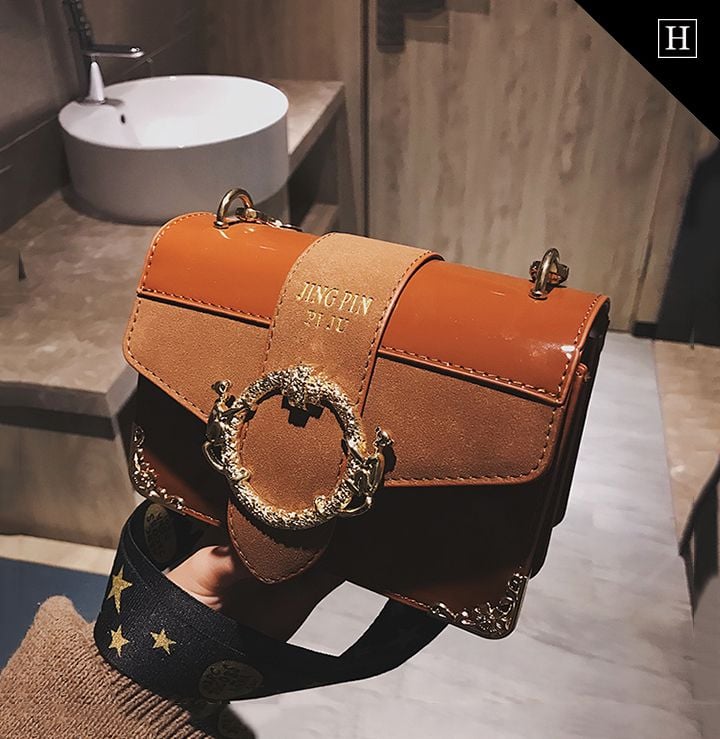 Túi Messenger nữ phối da lộn JP-1013