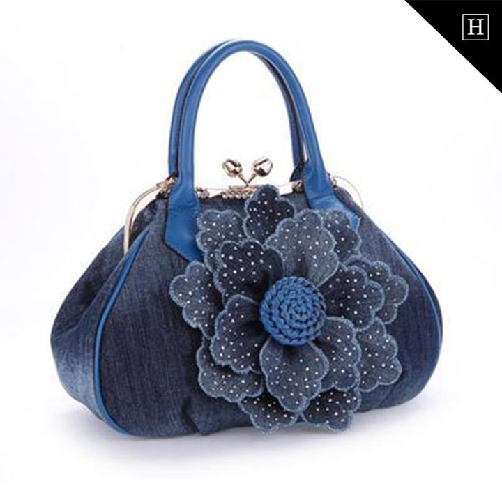 Túi Xách Hoa Hồng Kim Cương