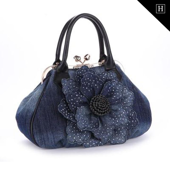 Túi Xách Hoa Hồng Kim Cương