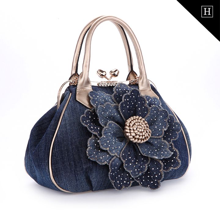 Túi Xách Hoa Hồng Kim Cương