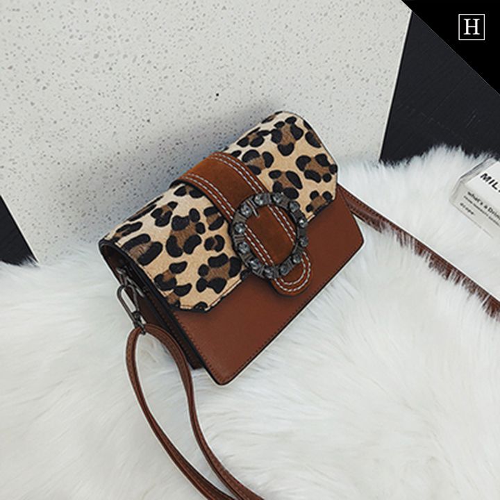 Túi nữ đeo chéo khóa tròn W-855