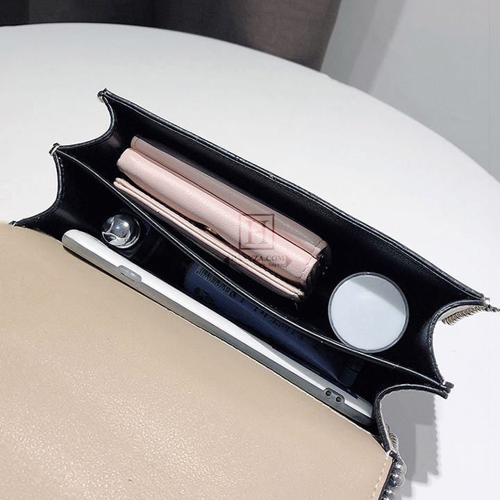 Túi Messenger nữ viền đính hạt cườm