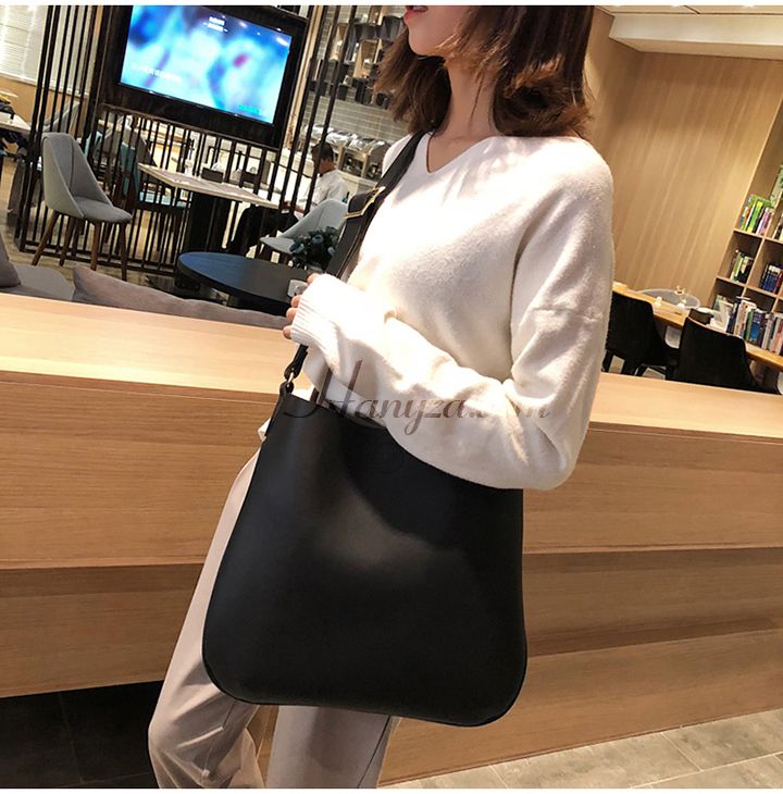 Túi Tote da một miếng phong cách đơn giản