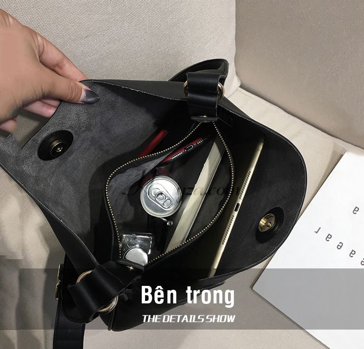 Túi Tote da một miếng phong cách đơn giản