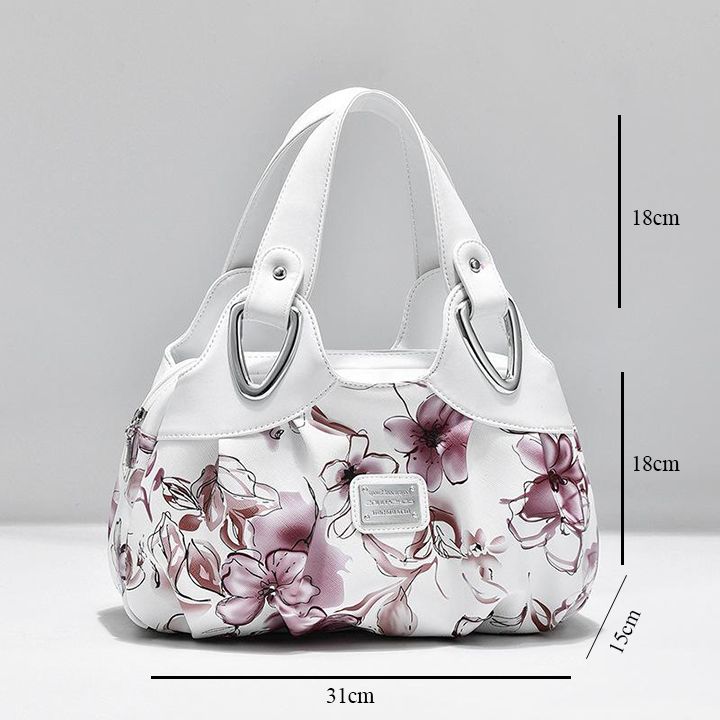 Túi xách nữ in hoa 3D phong cách Âu-Mỹ