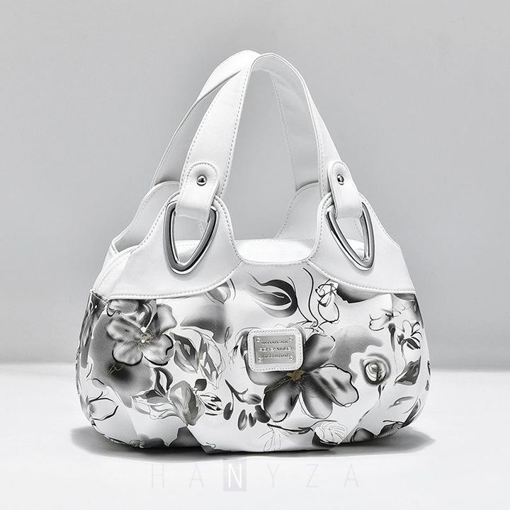 Túi xách nữ in hoa 3D phong cách Âu-Mỹ