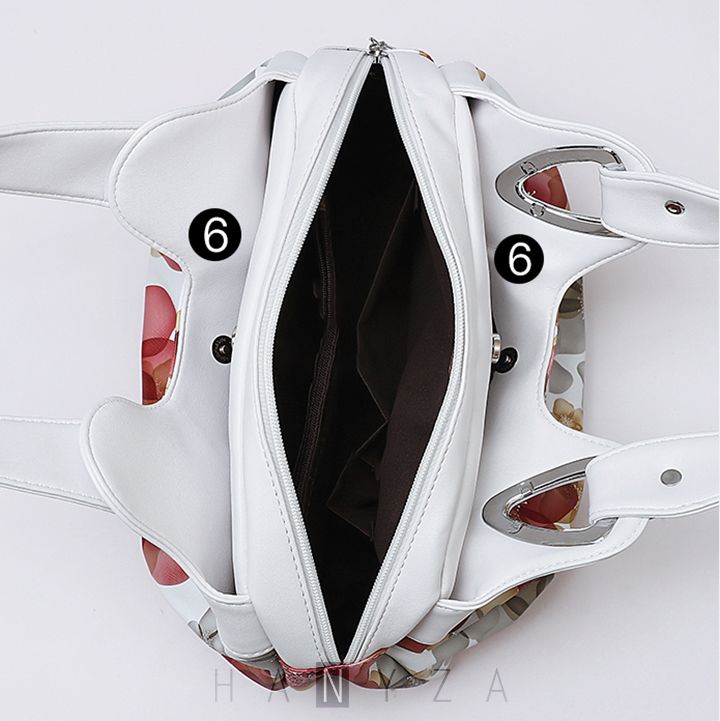 Túi xách nữ in hoa 3D phong cách Âu-Mỹ