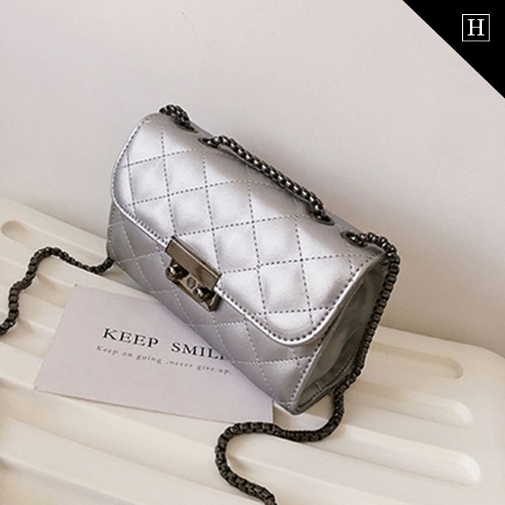 Túi messenger vân hình thoi R-787