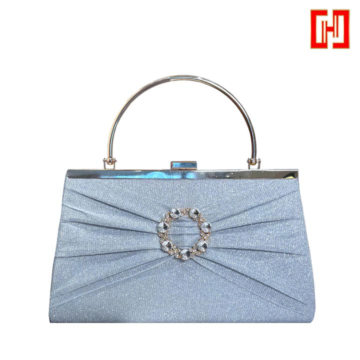 Clutch nữ kiểu dáng phong thư đính đá sang trọng