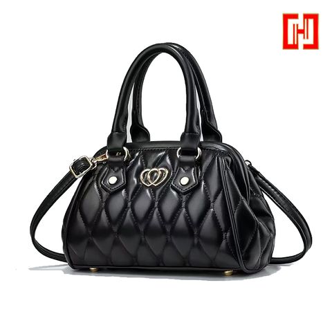 Túi nữ xách tay vân họa tiết hình thoi