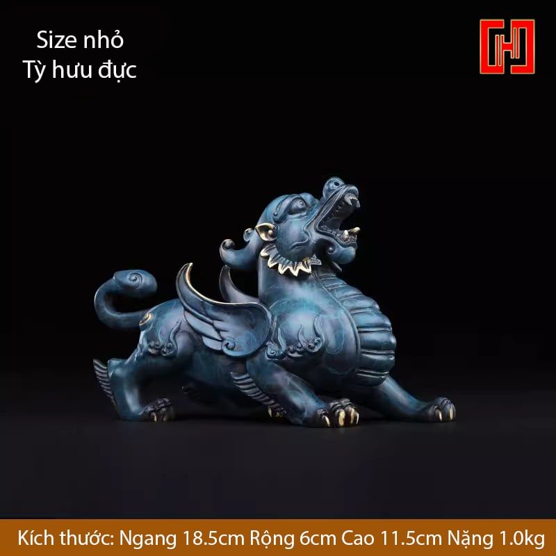 Tỳ hưu thu hút tài lộc, quà tặng bằng đồng